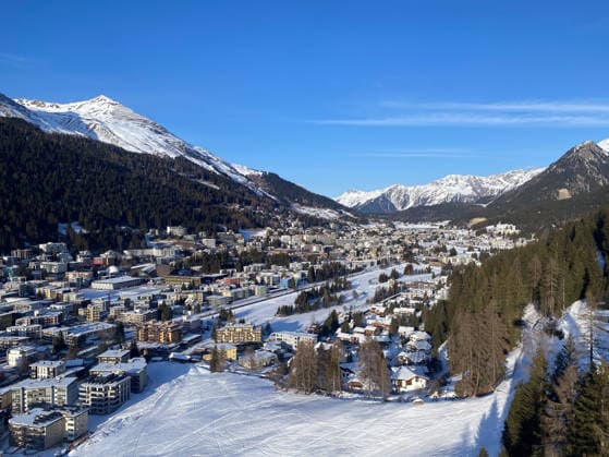 (260119) -- DAVOS, Jan. 19, 2026 -- This photo taken on Jan. 18, 2026 shows a view of the town of Davos, in Davos, Switzerland. The 2026 annual meeting of the World Economic Forum (WEF) will be held in Davos from Jan. 19 to 23. ) SWITZERLAND-DAVOS-WEF-ANNUAL MEETING 2026 LianxYi 