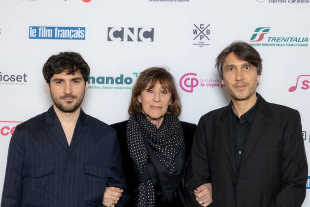 Ceremonie Des Lumieres 2026 Guillaume Marbeck, Michele Halberstadt and David Chambille attends the Ceremonie Des Lumieres 31th International Press Award Ceremony at l Institut du Monde Arabe on January 18, 2026 in Paris, France. Photo by Nasser Berzane ABACAPRESS.COM Paris France  Copyright: xBerzanexNasser ABACAx