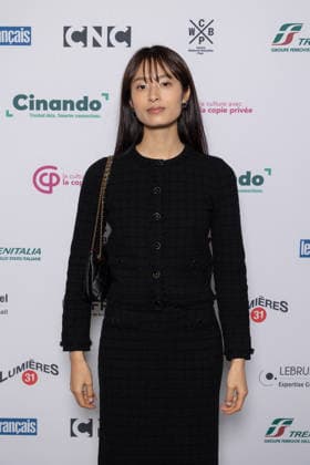 Ceremonie Des Lumieres 2026 Bella Kim attends the Ceremonie Des Lumieres 31th International Press Award Ceremony at l Institut du Monde Arabe on January 18, 2026 in Paris, France. Photo by Nasser Berzane ABACAPRESS.COM Paris France  Copyright: xBerzanexNasser ABACAx