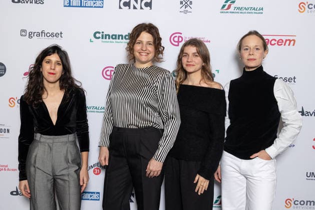 Ceremonie Des Lumieres 2026 Marine Atlan, Louise Hemon, Galatea Bellugi and guest attends the Ceremonie Des Lumieres 31th International Press Award Ceremony at l Institut du Monde Arabe on January 18, 2026 in Paris, France. Photo by Nasser Berzane ABACAPRESS.COM Paris France  Copyright: xBerzanexNasser ABACAx