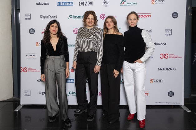 Ceremonie Des Lumieres 2026 Marine Atlan, Louise Hemon, Galatea Bellugi and guest attends the Ceremonie Des Lumieres 31th International Press Award Ceremony at l Institut du Monde Arabe on January 18, 2026 in Paris, France. Photo by Nasser Berzane ABACAPRESS.COM Paris France  Copyright: xBerzanexNasser ABACAx