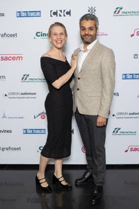 Ceremonie Des Lumieres 2026 Clémence Madeleine-Perdrillat, Nathaniel H limi attends the Ceremonie Des Lumieres 31th International Press Award Ceremony at l Institut du Monde Arabe on January 18, 2026 in Paris, France. Photo by Nasser Berzane ABACAPRESS.COM Paris France  Copyright: xBerzanexNasser ABACAx