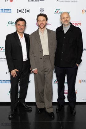Ceremonie Des Lumieres 2026 Francois Ozon, Benjamin Voisin, Manuel Dacosse attends the Ceremonie Des Lumieres 31th International Press Award Ceremony at l Institut du Monde Arabe on January 18, 2026 in Paris, France. Photo by Nasser Berzane ABACAPRESS.COM Paris France  Copyright: xBerzanexNasser ABACAx