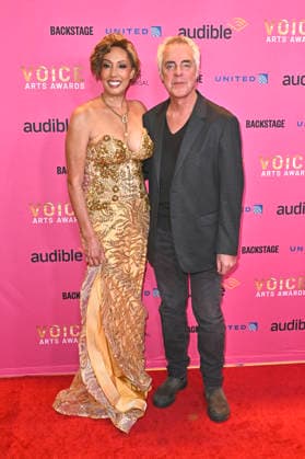 Joan Baker and Titus Welliver at the 12 Voice Arts Awards Gala 2026 at the Beverly Hilton Hotel Beverly Hills, 18 01 2026 Foto:xD.xStarbuckx xFuturexImagex voice_6106