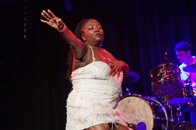 Robbin Kapsalis performing at The January Blues Festival LONDON, ENGLAND - JANUARY 18: Robbin Kapsalis performing at The January Blues Festival at 229 The Venue on January 18, 2026 in London, England. CAP MAR MAR Great Britain Copyright: xMartinxHarris CapitalxPicturesx