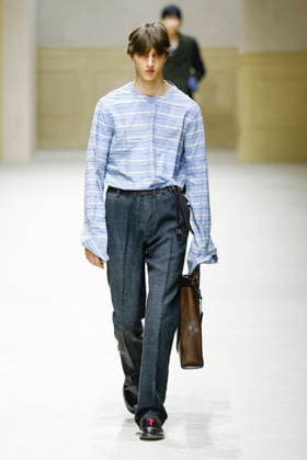 Prada Ready to Wear Men Collection Fall Winter 2026 2027 at Milan Fashion Week MLFW , January 18th, 2026 Prada Fashion Show Ready to Wear Men Collection Fall Winter 2026 2027 at Milan Fashion Week January 18th, 2026 Paris France  Copyright: xAgencex xBestimagexAgencex xBestimagex