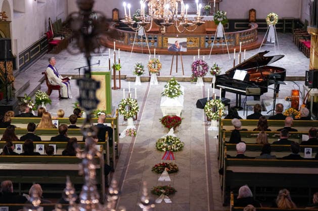 The funeral ceremony for Sverre Anker Ousdal Oslo 20260119 Actor Sverre Anker Ousdal will be buried in Oslo Cathedral on Monday Ousdal died on January 3 after a short stay in hospital, 81 years old Photo Heiko Junge NTB POOL Oslo Norway 7NuiGSdJQvA EDITORIAL USE ONLY Ref BNC ENT7NuiGSdJQvA jpg  Copyright: xHeikoxJungex xNTBx