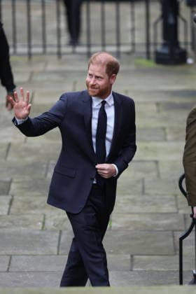 . 19 01 2026. London, United Kingdom. Prince Harry, the Duke of Sussex, arriving for the start of his legal case against Associated Newspapers, at the High Court in London.  xStephenxLockx xi-Imagesx IIM-26515-0004