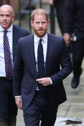 . 19 01 2026. London, United Kingdom. Prince Harry, the Duke of Sussex, arriving for the start of his legal case against Associated Newspapers, at the High Court in London.  xStephenxLockx xi-Imagesx IIM-26515-0010