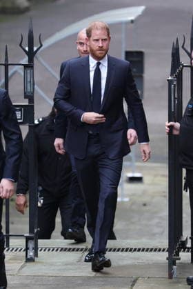 . 19 01 2026. London, United Kingdom. Prince Harry, the Duke of Sussex, arriving for the start of his legal case against Associated Newspapers, at the High Court in London.  xStephenxLockx xi-Imagesx IIM-26515-0011