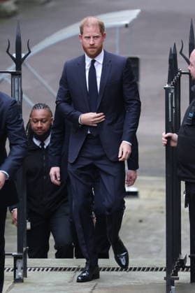 . 19 01 2026. London, United Kingdom. Prince Harry, the Duke of Sussex, arriving for the start of his legal case against Associated Newspapers, at the High Court in London.  xStephenxLockx xi-Imagesx IIM-26515-0012