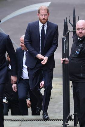 . 19 01 2026. London, United Kingdom. Prince Harry, the Duke of Sussex, arriving for the start of his legal case against Associated Newspapers, at the High Court in London.  xStephenxLockx xi-Imagesx IIM-26515-0013