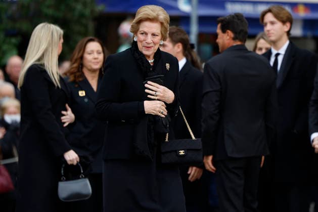 Queen Anne-Marie of Greece (C) attends to the mass funeral of Princess Irene of Greece and Denmark held at the Metropolitan cathedreal of Athens, Greece on 19 January 2026. Princess Irene of Greece and Denmark died in Madrid last 15 January. Funeral of Princess Irene of Greece and Denmark in Athens !ACHTUNG: NUR REDAKTIONELLE NUTZUNG!  Copyright: xMariscalx GRAF1098 20260119-55019106119_1
