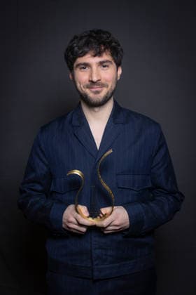 Exclusive - Ceremonie Des Lumieres 2026 - Portrait Exclusive - Guillaume Marbeck Best Male Revelation attends the Ceremonie Des Lumieres 31th International Press Award Ceremony at l Institut du Monde Arabe on January 18, 2026 in Paris, France. Photo by Nasser Berzane ABACAPRESS.COM Paris France  Copyright: xBerzanexNasser ABACAx