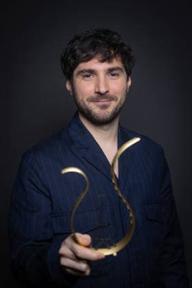 Exclusive - Ceremonie Des Lumieres 2026 - Portrait Exclusive - Guillaume Marbeck Best Male Revelation attends the Ceremonie Des Lumieres 31th International Press Award Ceremony at l Institut du Monde Arabe on January 18, 2026 in Paris, France. Photo by Nasser Berzane ABACAPRESS.COM Paris France  Copyright: xBerzanexNasser ABACAx