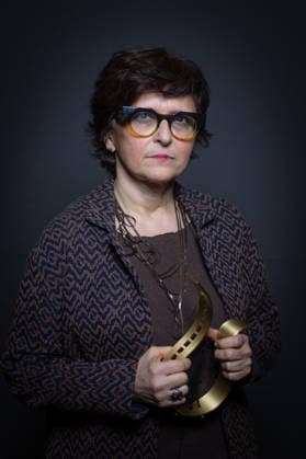 Exclusive - Ceremonie Des Lumieres 2026 - Portrait Exclusive - Sepideh Farsi Best Documentary attends the Ceremonie Des Lumieres 31th International Press Award Ceremony at l Institut du Monde Arabe on January 18, 2026 in Paris, France. Photo by Nasser Berzane ABACAPRESS.COM Paris France  Copyright: xBerzanexNasser ABACAx