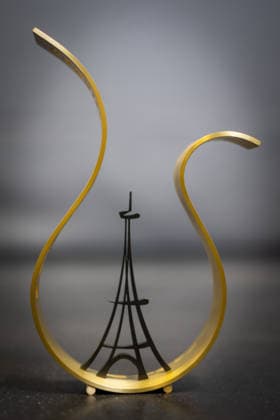 Exclusive - Ceremonie Des Lumieres 2026 - Portrait Exclusive - Trophy to the Ceremonie Des Lumieres 31th International Press Award Ceremony at l Institut du Monde Arabe on January 18, 2026 in Paris, France. Photo by Nasser Berzane ABACAPRESS.COM Paris France  Copyright: xBerzanexNasser ABACAx