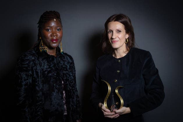 Exclusive - Ceremonie Des Lumieres 2026 - Portrait Exclusive - Alice Diop Pauline Loquès Best First Film attends the Ceremonie Des Lumieres 31th International Press Award Ceremony at l Institut du Monde Arabe on January 18, 2026 in Paris, France. Photo by Nasser Berzane ABACAPRESS.COM Paris France  Copyright: xBerzanexNasser ABACAx