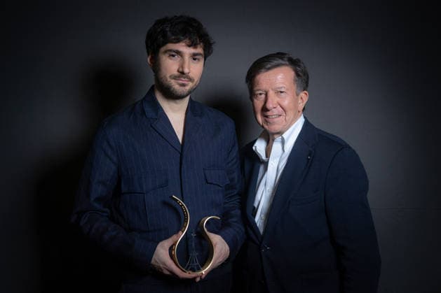 Exclusive - Ceremonie Des Lumieres 2026 - Portrait Exclusive - Guillaume Marbeck Best Male Revelation, Gilles Pelisson attends the Ceremonie Des Lumieres 31th International Press Award Ceremony at l Institut du Monde Arabe on January 18, 2026 in Paris, France. Photo by Nasser Berzane ABACAPRESS.COM Paris France  Copyright: xBerzanexNasser ABACAx