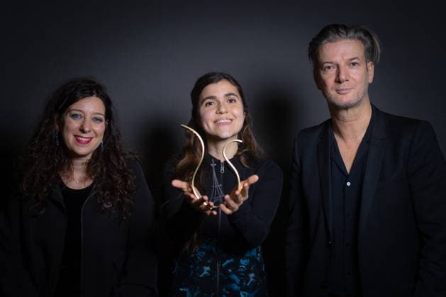 Exclusive - Ceremonie Des Lumieres 2026 - Portrait Exclusive - Dominique Pereira Pinto Best Music and Bertrand Belin attends the Ceremonie Des Lumieres 31th International Press Award Ceremony at l Institut du Monde Arabe on January 18, 2026 in Paris, France. Photo by Nasser Berzane ABACAPRESS.COM Paris France  Copyright: xBerzanexNasser ABACAx