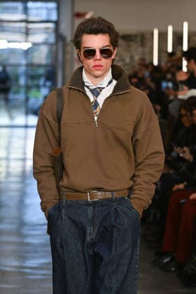 Milan, Milan Men s Fashion Week: Fall Winter 2026 - Men s Fashion, Fall Winter 2026 - David Catalan fashion show. Fashion show photo: model  Copyright: xSimonaxChiocciax xipa-agency.netx xFotosickix IPA_Agency_IPA70286805
