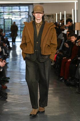 Milan, Milan Men s Fashion Week: Fall Winter 2026 - Men s Fashion, Fall Winter 2026 - David Catalan fashion show. Fashion show photo: model  Copyright: xSimonaxChiocciax xipa-agency.netx xFotosickix IPA_Agency_IPA70286824