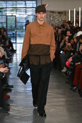 Milan, Milan Men s Fashion Week: Fall Winter 2026 - Men s Fashion, Fall Winter 2026 - David Catalan fashion show. Fashion show photo: model  Copyright: xSimonaxChiocciax xipa-agency.netx xFotosickix IPA_Agency_IPA70286873
