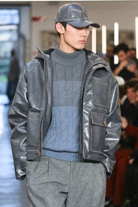 Milan, Milan Men s Fashion Week: Fall Winter 2026 - Men s Fashion, Fall Winter 2026 - David Catalan fashion show. Fashion show photo: model  Copyright: xSimonaxChiocciax xipa-agency.netx xFotosickix IPA_Agency_IPA70286910