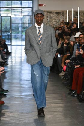 Milan, Milan Men s Fashion Week: Fall Winter 2026 - Men s Fashion, Fall Winter 2026 - David Catalan fashion show. Fashion show photo: model  Copyright: xSimonaxChiocciax xipa-agency.netx xFotosickix IPA_Agency_IPA70286914