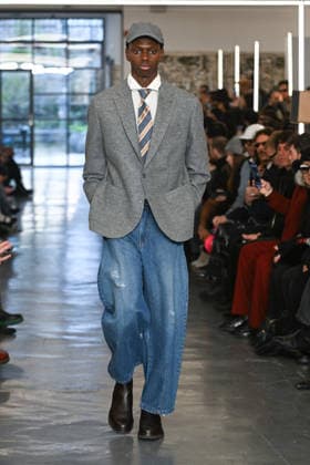 Milan, Milan Men s Fashion Week: Fall Winter 2026 - Men s Fashion, Fall Winter 2026 - David Catalan fashion show. Fashion show photo: model  Copyright: xSimonaxChiocciax xipa-agency.netx xFotosickix IPA_Agency_IPA70286918