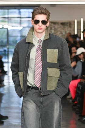 Milan, Milan Men s Fashion Week: Fall Winter 2026 - Men s Fashion, Fall Winter 2026 - David Catalan fashion show. Fashion show photo: model  Copyright: xSimonaxChiocciax xipa-agency.netx xFotosickix IPA_Agency_IPA70286989