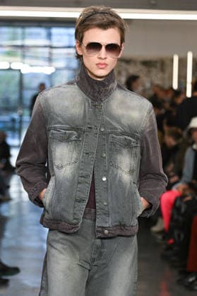 Milan, Milan Men s Fashion Week: Fall Winter 2026 - Men s Fashion, Fall Winter 2026 - David Catalan fashion show. Fashion show photo: model  Copyright: xSimonaxChiocciax xipa-agency.netx xFotosickix IPA_Agency_IPA70286979