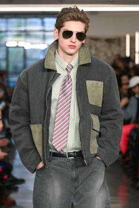 Milan, Milan Men s Fashion Week: Fall Winter 2026 - Men s Fashion, Fall Winter 2026 - David Catalan fashion show. Fashion show photo: model  Copyright: xSimonaxChiocciax xipa-agency.netx xFotosickix IPA_Agency_IPA70286990