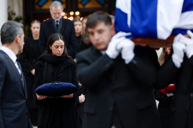 Spanish former King Juan Carlos s grandaughter Victoria Federica (L) after attending to the mass funeral of Princess Irene of Greece and Denmark held at the Metropolitan cathedreal of Athens, Greece on 19 January 2026. Princess Irene of Greece and Denmark died in Madrid last 15 January. Funeral of Princess Irene of Greece and Denmark in Athens !ACHTUNG: NUR REDAKTIONELLE NUTZUNG!  Copyright: xMariscalx GRAF1293 20260119-55019107712_1