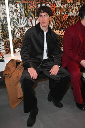 Milan, Milan Men s Fashion Week: Fall Winter 2026 - Men s Fashion, Fall Winter 2026 - David Catalan show. Front row. Pictured: Sergio Nigro  Copyright: xSimonaxChiocciax xipa-agency.netx xFotosickix IPA_Agency_IPA70288360