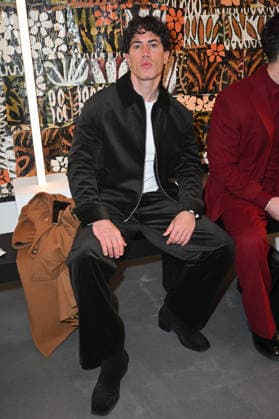 Milan, Milan Men s Fashion Week: Fall Winter 2026 - Men s Fashion, Fall Winter 2026 - David Catalan show. Front row. Pictured: Sergio Nigro  Copyright: xSimonaxChiocciax xipa-agency.netx xFotosickix IPA_Agency_IPA70288362