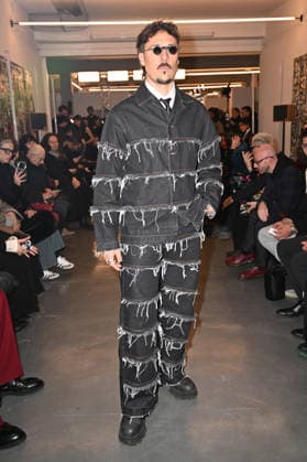 Milan, Milan Men s Fashion Week: Fall Winter 2026 - Men s Fashion, Fall Winter 2026 - David Catalan show. Front row. Pictured: Miguel Cristovinho  Copyright: xSimonaxChiocciax xipa-agency.netx xFotosickix IPA_Agency_IPA70288393