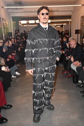 Milan, Milan Men s Fashion Week: Fall Winter 2026 - Men s Fashion, Fall Winter 2026 - David Catalan show. Front row. Pictured: Miguel Cristovinho  Copyright: xSimonaxChiocciax xipa-agency.netx xFotosickix IPA_Agency_IPA70288399