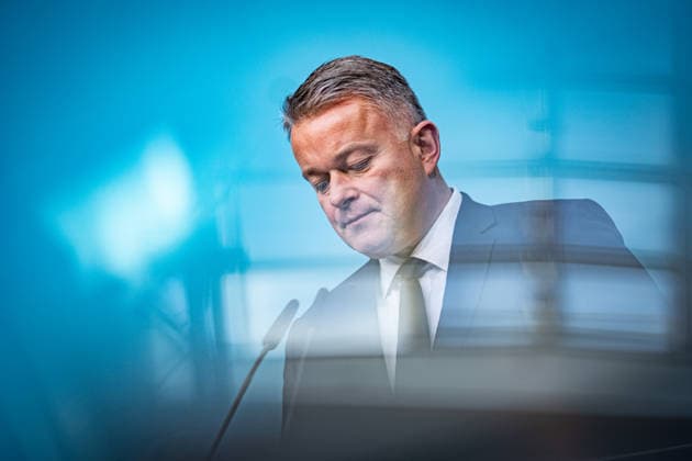Gordon Schnieder, CDU-Spitzenkandidat Landtagswahl Rheinland-Pfalz;CDU Deutschlands - Pressekonfererenz nach Bundesvorstandssitzung -, Berlin Berlin Deutschland Konrad-Adenauer-Haus *** Gordon Schnieder, CDU top candidate for Rhineland-Palatinate state elections CDU Germany Press conference after Federal Executive Committee meeting , Berlin Berlin Germany Konrad Adenauer Haus