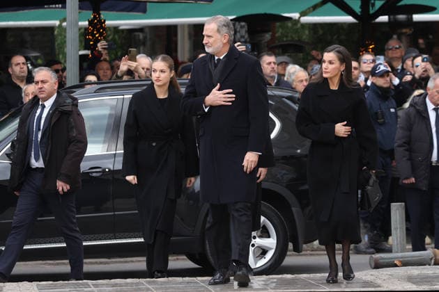 Princess Irene of Greece and Denmark laid to rest in Athens ATHENS, GREECE - JANUARY 19: Spanish King Felipe VI and Queen Letizia, attend the funeral of Princess Irene of Greece and Denmark, at the Metropolitan Cathedral in Athens, Greece, on January 19, 2026. Costas Baltas Anadolu Athens Greece. Editorial use only. Please get in touch for any other usage.  Copyright: x2026xAnadoluxCostasxBaltasx