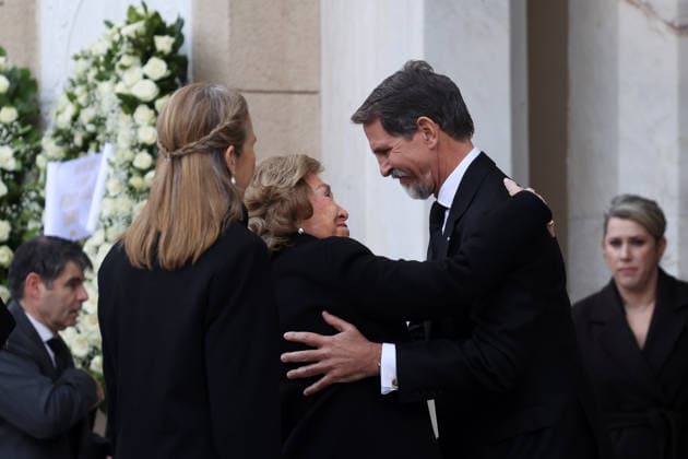 Princess Irene of Greece and Denmark laid to rest in Athens ATHENS, GREECE - JANUARY 19: Emeritus Queen Sofia of Spain and Pavlos de Grece during the funeral of Princess Irene of Greece and Denmark, at the Metropolitan Cathedral in Athens, Greece, on January 19, 2026. Costas Baltas Anadolu Athens Greece. Editorial use only. Please get in touch for any other usage.  Copyright: x2026xAnadoluxCostasxBaltasx