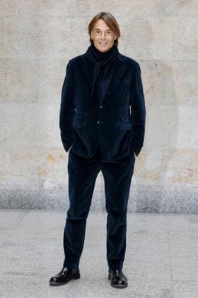 MFW - Menswear Fall Winter 2026-27 ARMANI Photocall MILAN, ITALY - JANUARY 19: Piero Piazzi arrives at the Giorgio Armani fashion show during the Milan Fashion Week - Menswear Fall Winter 2026-2027 on January 19, 2026 in Milan, Italy. Photo by Marco Piovanotto Abacapress.com  Copyright: xPiovanottoxMarco ABACAx