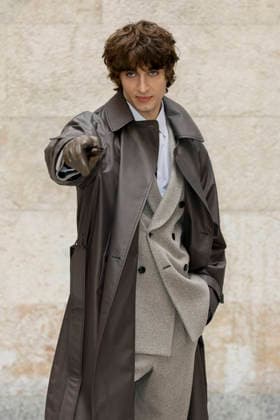 MFW - Menswear Fall Winter 2026-27 ARMANI Photocall MILAN, ITALY - JANUARY 19: Malcolm McRae arrives at the Giorgio Armani fashion show during the Milan Fashion Week - Menswear Fall Winter 2026-2027 on January 19, 2026 in Milan, Italy. Photo by Marco Piovanotto Abacapress.com  Copyright: xPiovanottoxMarco ABACAx