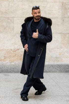 MFW - Menswear Fall Winter 2026-27 ARMANI Photocall MILAN, ITALY - JANUARY 19: Ricky Martin arrives at the Giorgio Armani fashion show during the Milan Fashion Week - Menswear Fall Winter 2026-2027 on January 19, 2026 in Milan, Italy. Photo by Marco Piovanotto Abacapress.com  Copyright: xPiovanottoxMarco ABACAx