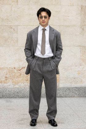 MFW - Menswear Fall Winter 2026-27 ARMANI Photocall MILAN, ITALY - JANUARY 19: Hudson Williams arrives at the Giorgio Armani fashion show during the Milan Fashion Week - Menswear Fall Winter 2026-2027 on January 19, 2026 in Milan, Italy. Photo by Marco Piovanotto Abacapress.com  Copyright: xPiovanottoxMarco ABACAx