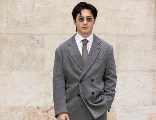 MFW - Menswear Fall Winter 2026-27 ARMANI Photocall MILAN, ITALY - JANUARY 19: Hudson Williams arrives at the Giorgio Armani fashion show during the Milan Fashion Week - Menswear Fall Winter 2026-2027 on January 19, 2026 in Milan, Italy. Photo by Marco Piovanotto Abacapress.com  Copyright: xPiovanottoxMarco ABACAx