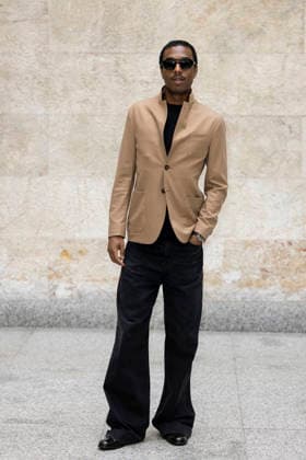 MFW - Menswear Fall Winter 2026-27 ARMANI Photocall MILAN, ITALY - JANUARY 19: Bakar arrives at the Giorgio Armani fashion show during the Milan Fashion Week - Menswear Fall Winter 2026-2027 on January 19, 2026 in Milan, Italy. Photo by Marco Piovanotto Abacapress.com  Copyright: xPiovanottoxMarco ABACAx