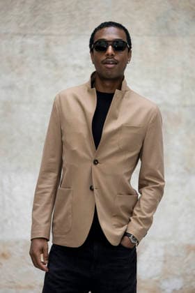 MFW - Menswear Fall Winter 2026-27 ARMANI Photocall MILAN, ITALY - JANUARY 19: Bakar arrives at the Giorgio Armani fashion show during the Milan Fashion Week - Menswear Fall Winter 2026-2027 on January 19, 2026 in Milan, Italy. Photo by Marco Piovanotto Abacapress.com  Copyright: xPiovanottoxMarco ABACAx