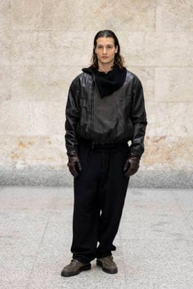 MFW - Menswear Fall Winter 2026-27 ARMANI Photocall MILAN, ITALY - JANUARY 19: Gabriele Esposito arrives at the Giorgio Armani fashion show during the Milan Fashion Week - Menswear Fall Winter 2026-2027 on January 19, 2026 in Milan, Italy. Photo by Marco Piovanotto Abacapress.com  Copyright: xPiovanottoxMarco ABACAx