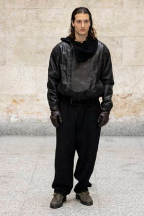 MFW - Menswear Fall Winter 2026-27 ARMANI Photocall MILAN, ITALY - JANUARY 19: Gabriele Esposito arrives at the Giorgio Armani fashion show during the Milan Fashion Week - Menswear Fall Winter 2026-2027 on January 19, 2026 in Milan, Italy. Photo by Marco Piovanotto Abacapress.com  Copyright: xPiovanottoxMarco ABACAx